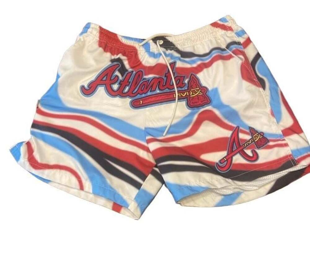 Pro Standard Atlanta Braves Shorts Mens 2XL 1995 World Series